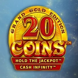 20 Coins Grand Gold Edition slot logo by Wazdan at Spinogrino Casino