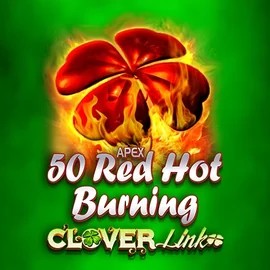 50 Red Hot Burning Clover Links by Novomatic, showcased at spinogrinoo.eu.com – game logo