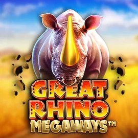 Official Slots logo: Great Rhino Megaways by Pragmatic Play at Spinogrino Casino