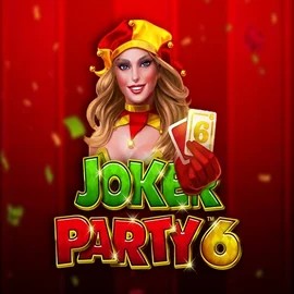 Joker Party 6 logo by Greentube at Spinogrino Casino
