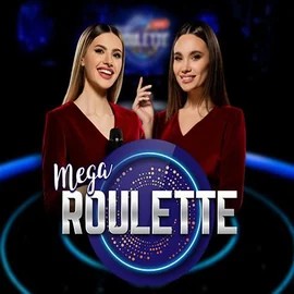 Mega Roulette slot icon by Pragmatic Play, available at Spinogrino Casino