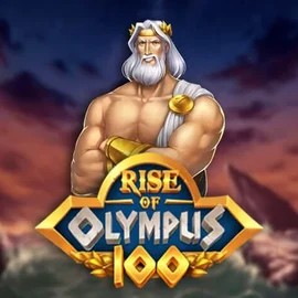 Rise of Olympus 100 logo – Slots by Play'n GO at Spinogrino Casino