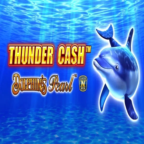 Thunder Cash Dolphins Pearl logo by Novomatic at Spinogrino Casino
