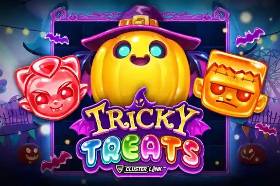 Slots logo of Tricky Treats from Push Gaming at Spinogrino Casino